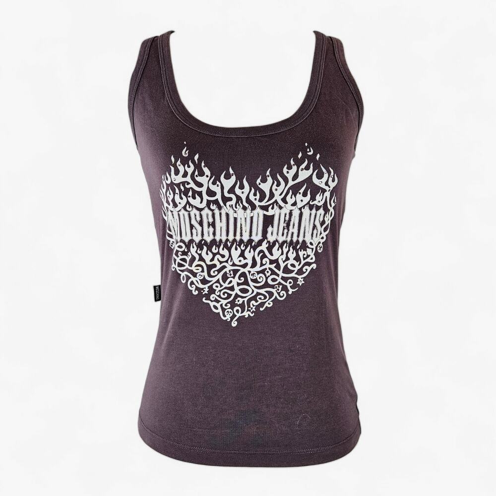 Moschino Jeans Tank Top Alt Grunge - Size 8